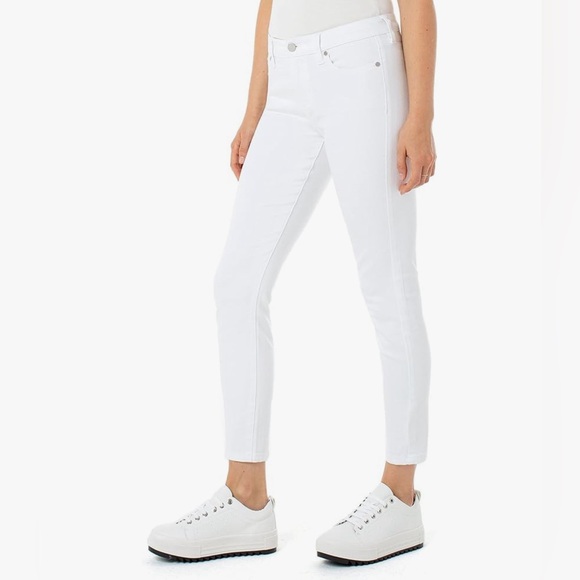 Liverpool Women's Abby Ankle Skinny Size 4/27 Bright White - Picture 3 of 10